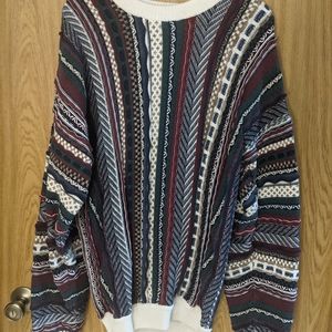 Funky 90s patterned sweater